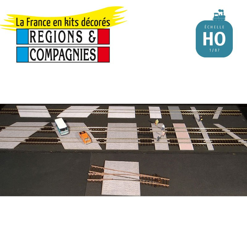 21 Passages planchéiés droits/obliques HO Régions et Compagnies VOI021 - Maketis