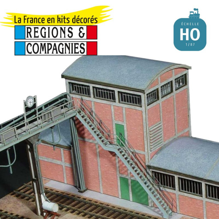 Sablerie et TIA (Béton-Briques) HO Régions et Compagnies DEP016 - Maketis