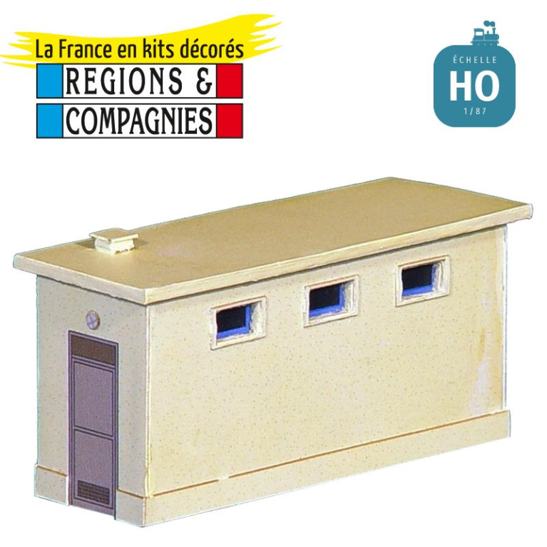 Local électrotechnique Béton HO Régions et Compagnies POS004 - Maketis