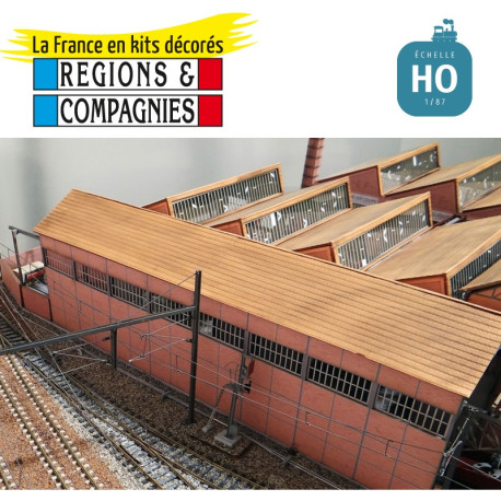 Tuiles mécaniques (carton gaufré) HO Régions et Compagnies MAT001 - Maketis