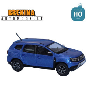 Dacia Duster II Bleu foncé métallisé HO Brekina 7381 - Maketis