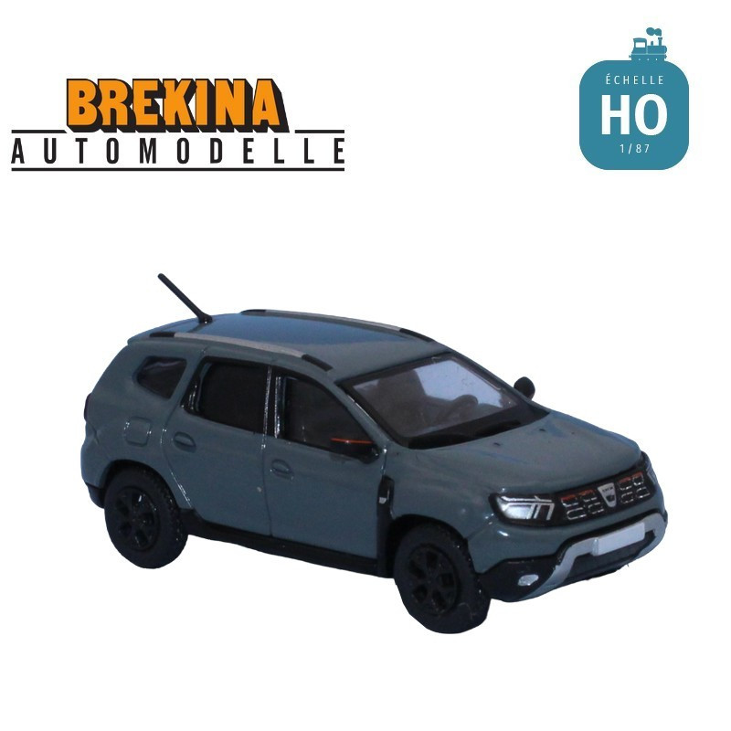 Dacia Duster II Gris métallisé HO Brekina 7382 -Maketis