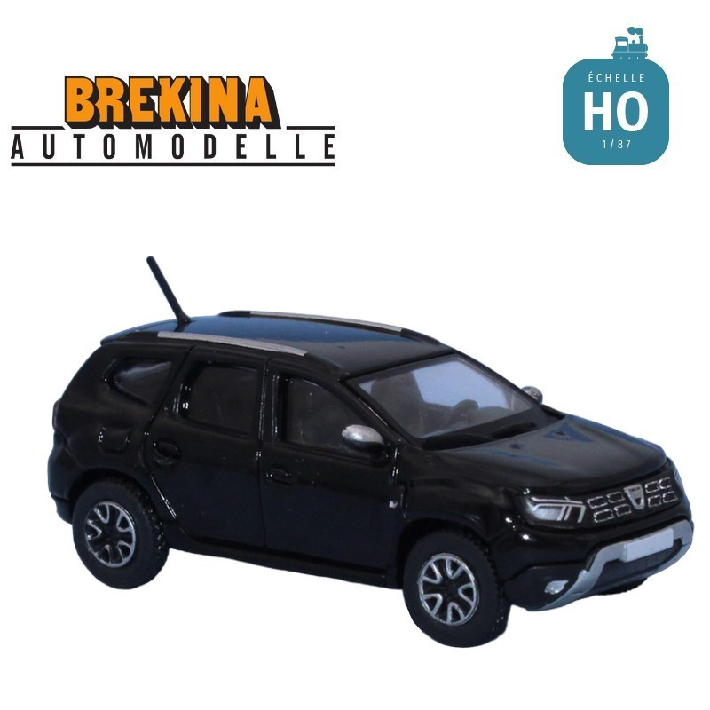 Dacia Duster II Noir métallisé HO Brekina 7383 - Maketis