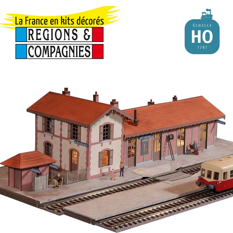 Gare PO/PLM/EST Estissac HO Régions et Compagnies GAR406