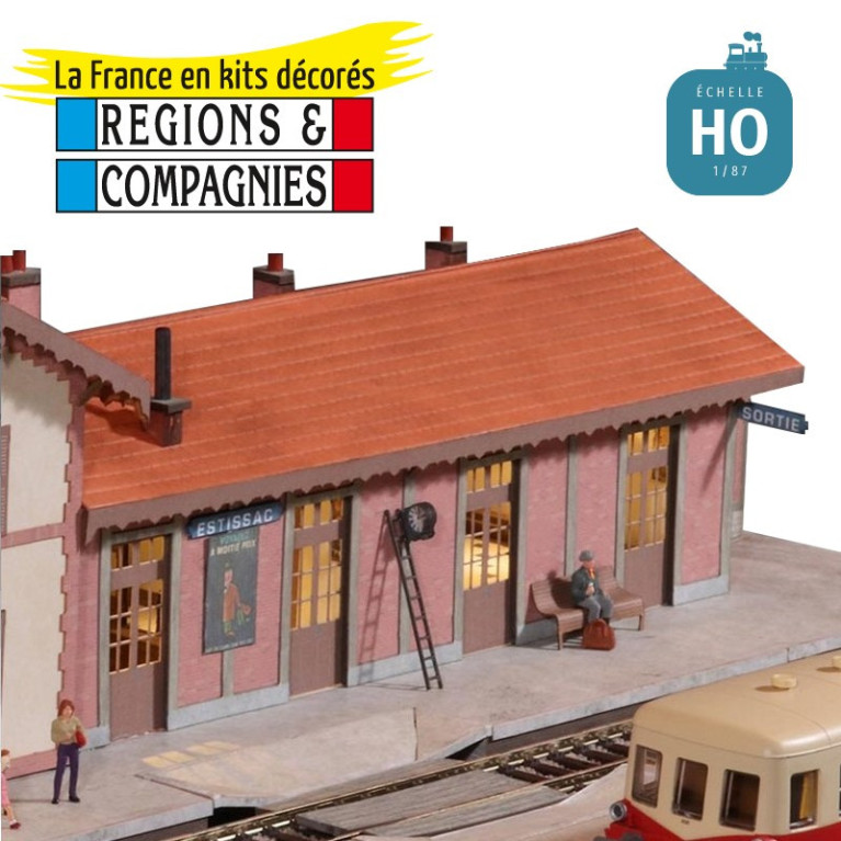 Gare PO/PLM/EST (Estissac / Fay-aux-loges / Savigny) HO Régions et Compagnies GAR406 - Maketis