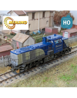 Locomotive diesel G1000 Ferrotract n°174 Ep VI analogique HO Mehano 90572-Maketis