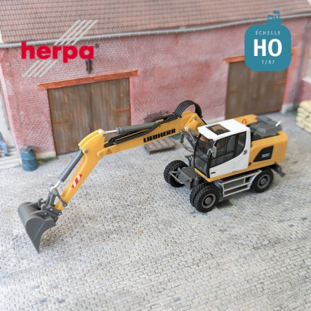 Pelleteuse sur pneus A 920 Litronic Liebherr HO Herpa 314442 - Maketis Pelleteuse sur pneus A 920 Litronic Liebherr HO Herpa 314442 - Maketis