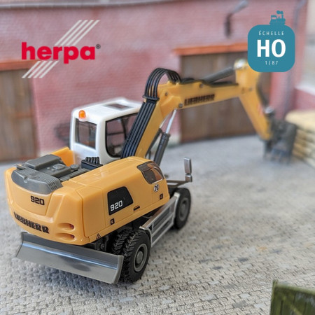 Pelleteuse sur pneus A 920 Litronic Liebherr HO Herpa 314442 - Maketis Pelleteuse sur pneus A 920 Litronic Liebherr HO Herpa 314442 - Maketis