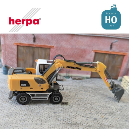 Pelleteuse sur pneus A 920 Litronic Liebherr HO Herpa 314442 - Maketis Pelleteuse sur pneus A 920 Litronic Liebherr HO Herpa 314442 - Maketis