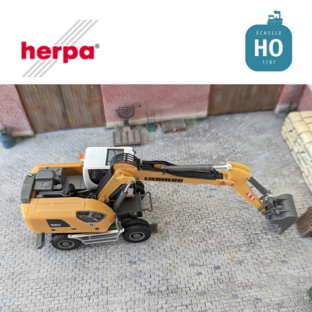 Pelleteuse sur pneus A 920 Litronic Liebherr HO Herpa 314442 - Maketis Pelleteuse sur pneus A 920 Litronic Liebherr HO Herpa 314442 - Maketis