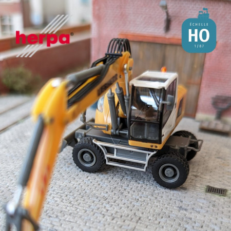 Pelleteuse sur pneus A 920 Litronic Liebherr HO Herpa 314442 - Maketis Pelleteuse sur pneus A 920 Litronic Liebherr HO Herpa 314442 - Maketis