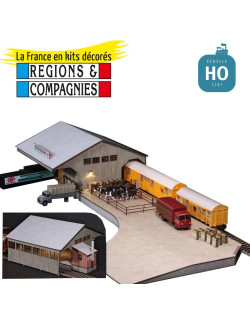 Güterschuppen westliche Region (Sernam) HO Régions et Compagnies HAL203 - Maketis