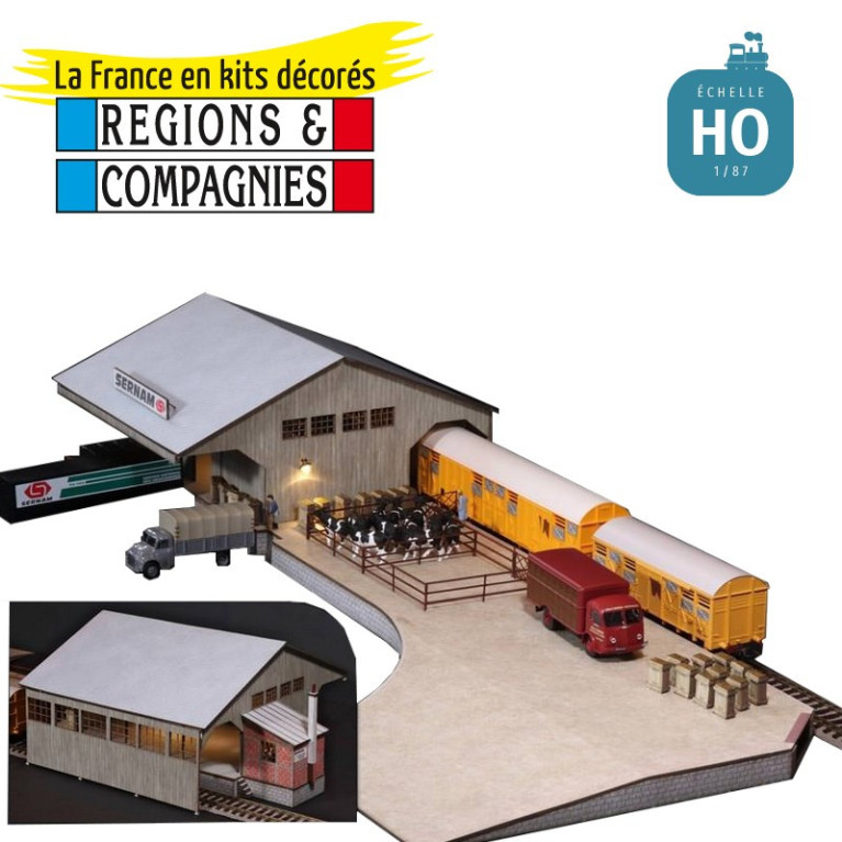 Goods shed west region (Sernam) HO Régions et Compagnies HAL203 - Maketis