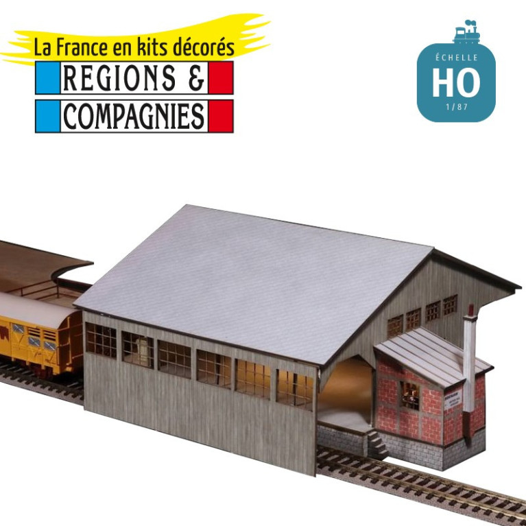 Goods shed west region (Sernam) HO Régions et Compagnies HAL203 - Maketis