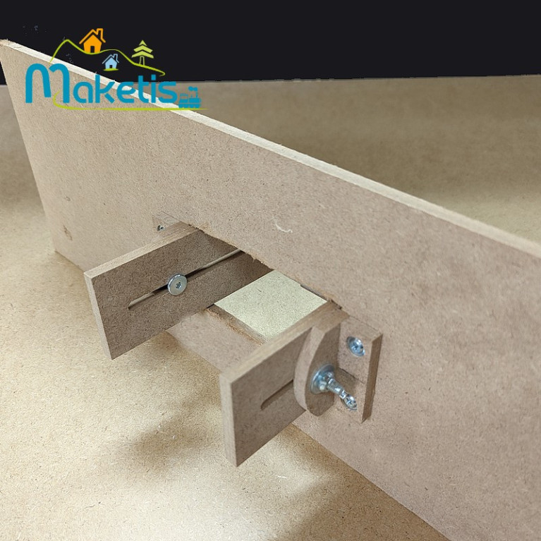 Halterung für Weichenmotor mit positivem Relief, gerade eingleisig, MOD20500 Halterung für Weichenmotor mit positivem Relief, gerade eingleisig, MOD20500