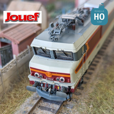 Locomotive électrique CC 21003 livrée beige SNCF Ep IV Digital sonore HO Jouef HF2421S - Maketis