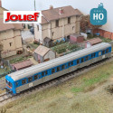 Coffret 4 voitures RIO 77 "Stelyrail bleu" SNCF Ep V HO Jouef HJ4185 - Maketis