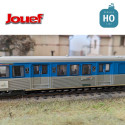 Coffret 4 voitures RIO 77 "Stelyrail bleu" SNCF Ep V HO Jouef HJ4185 - Maketis