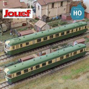 Autorail RGP II X 2717 et remorque XR 7710 SNCF Ep III HO Digital son Jouef HJ2418S - Maketis