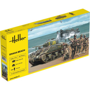 Ensemble militaire "Omaha Beach" 1/72 Heller 50332 - Maketis