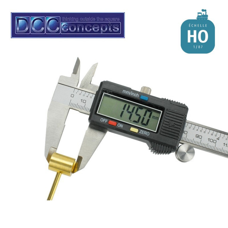 Schablone für Achsen 14,5 mm HO DCCconcepts DCG-BB145 - Maketis Schablone für Achsen 14,5 mm HO DCCconcepts DCG-BB145 - Maketis