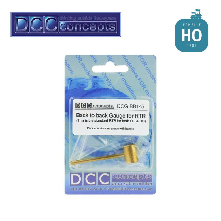 Template for 14.5 mm HO axles DCCconcepts DCG-BB145 - Maketis Template for 14.5 mm HO axles DCCconcepts DCG-BB145 - Maketis