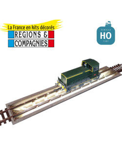 Fosse entretien locomotives éclairée HO Régions et Compagnies DEP031 - Maketis