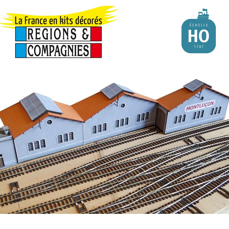 Fonds de décor Ateliers SNCF 200 mm HO Régions et Compagnies FONZ10 - Maketis