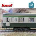 Coffret 2 voitures DEV AO de 2e classe U59 B9 (ex A9) logo "Encadré" SNCF Ep IV HO Jouef HJ4181 - Maketis