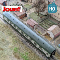 Coffret 2 voitures DEV AO de 2e classe U59 B9 (ex A9) logo "Nouille" SNCF Ep IV-V HO Jouef HJ4182 - Maketis