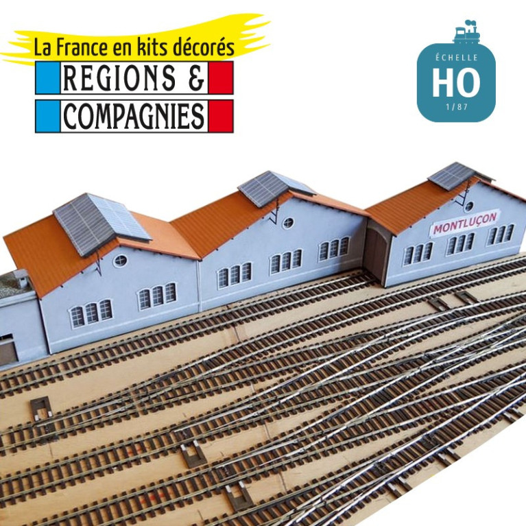 Fonds de décor Ateliers SNCF 150 mm HO Régions et Compagnies FONZ11 - Maketis