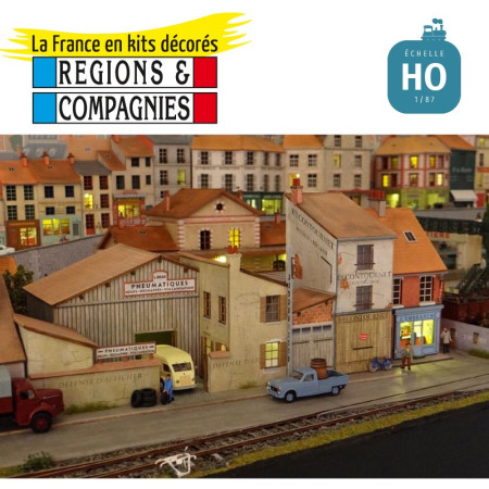 Bloc de Locaux Professionnels Anciens (Modèle 1) HO Régions et Compagnies PRO009-Maketis Bloc de Locaux Professionnels Anciens (Modèle 1) HO Régions et Compagnies PRO009-Maketis