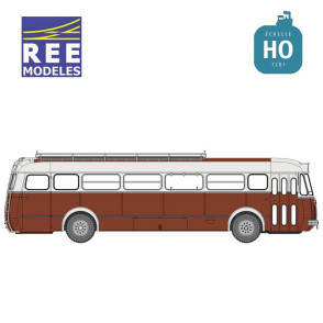 Autobus Renault R4190 Bordeaux et Gris « LES TRANSPORTS LENSOIS » (62) HO REE CB-139 - Maketis