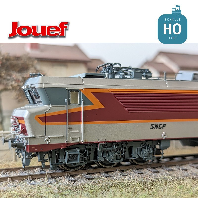 Locomotive électrique CC 6511 gris avec logo "Mistral" SNCF Ep IV Analogique HO Jouef HJ2428 - Maketis