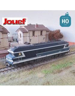 Locomotive diesel CC72033 bleue logo "nouille" SNCF Ep IV-V Analogique HO Jouef HJ2603 - Maketis