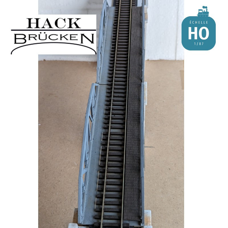 Wooden plank walkways for bridges 4 pcs 35x1,5x01 cm H0 Hack Brücken LS1