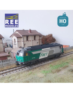 Locomotive diesel BB 67539 Nevers "Fret" Ep V Digital sonore et fumée HO REE MB-168S - Maketis
