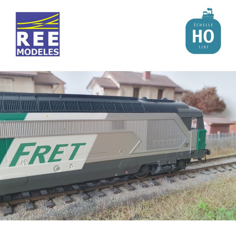 Locomotive diesel BB 67539 Nevers "Fret" Ep V Digital sonore et fumée HO REE MB-168S - Maketis