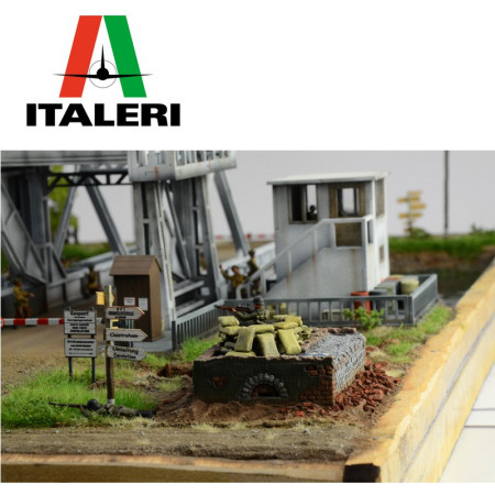 Bataille de Normandie Pegasus Bridge 1/72 Italeri 6194-Maketis Bataille de Normandie Pegasus Bridge 1/72 Italeri 6194-Maketis