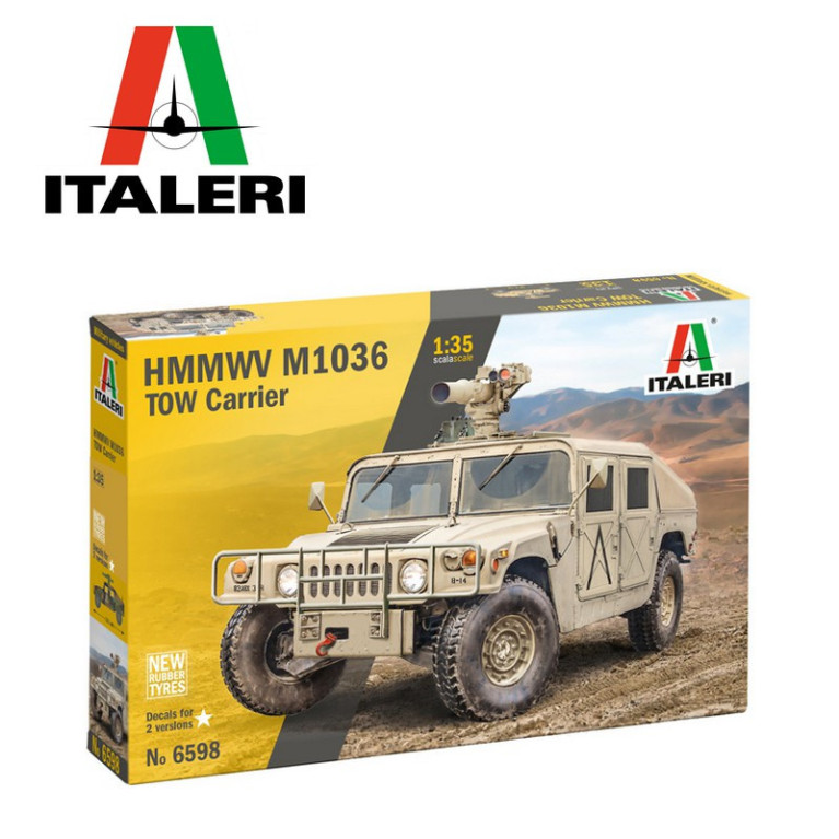 Véhicule blindé HMMWV M966 Tow Carrier 1/35 Italeri 6598-Maketis Véhicule blindé HMMWV M966 Tow Carrier 1/35 Italeri 6598-Maketis