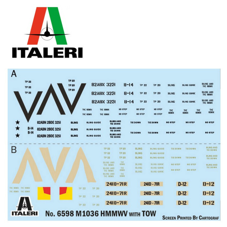 Véhicule blindé HMMWV M966 Tow Carrier 1/35 Italeri 6598-Maketis Véhicule blindé HMMWV M966 Tow Carrier 1/35 Italeri 6598-Maketis