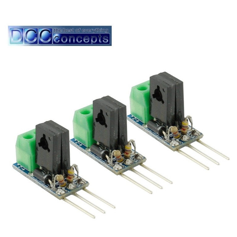 Convertisseur 3 fils vers 2 fils pour décodeur accessoires DCC (3 pcs) DCCconcepts DCD-SDC3 - Maketis Convertisseur 3 fils vers 2 fils pour décodeur accessoires DCC (3 pcs) DCCconcepts DCD-SDC3 - Maketis