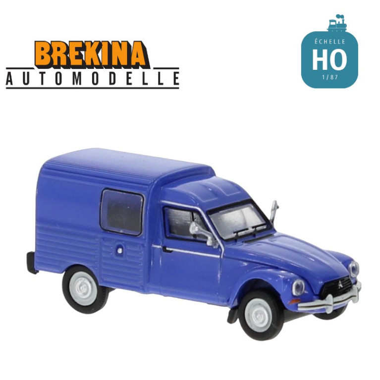 Citroën Acadiane fourgonnette Bleu myosotis HO Brekina 7632 - Maketis