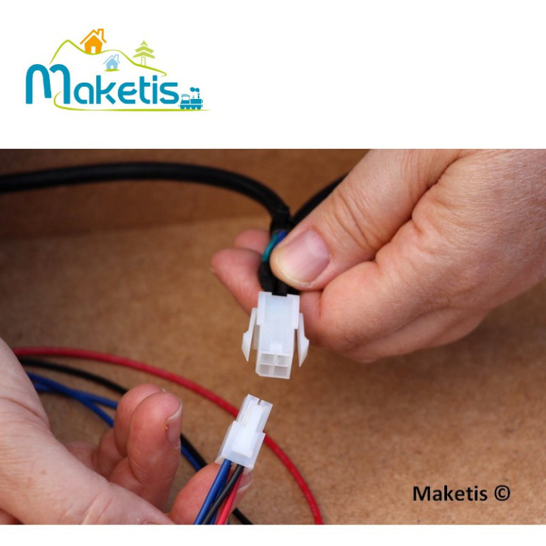 Pack câblage Feeder 4 fils module 118x59 cm Maketis MOD10001-Maketis