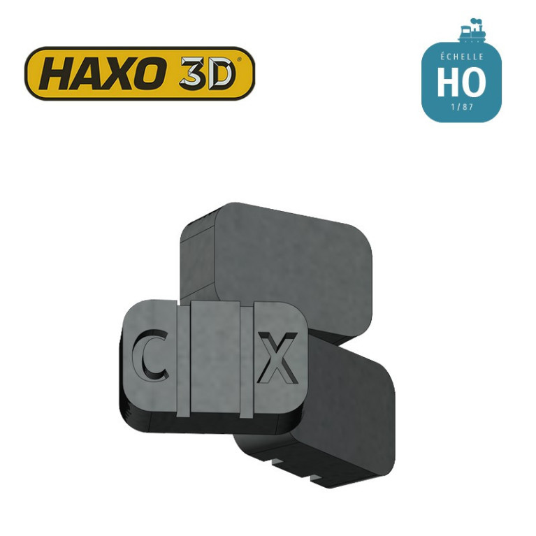 Briquettes Carmaux (CX) 50 pcs HO Haxo 3D 344042 - Maketis Briquettes Carmaux (CX) 50 pcs HO Haxo 3D 344042 - Maketis
