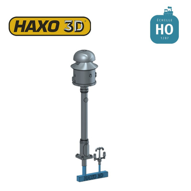 Cloche d'annonce de gare ou pour passage à niveau avec isolateur sur le dôme HO Haxo 3D 345061 - Maketis Cloche d'annonce de gare ou pour passage à niveau avec isolateur sur le dôme HO Haxo 3D 345061 - Maketis
