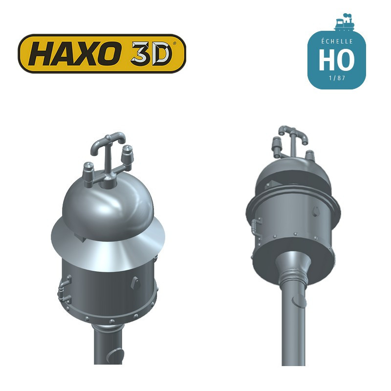 Cloche d'annonce de gare ou pour passage à niveau avec isolateur sur le dôme HO Haxo 3D 345061 - Maketis