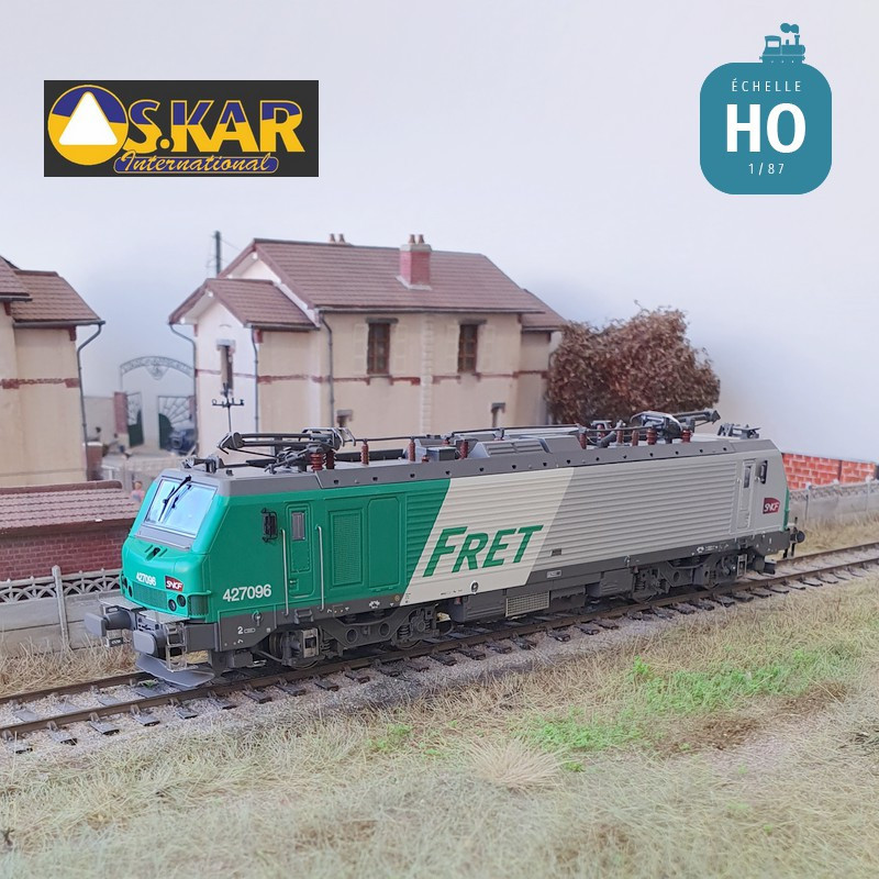 Locomotive Electrique BB 427096 SNCF Vert "Fret" EP VI Digital son HO Os.kar OS2701DCCS