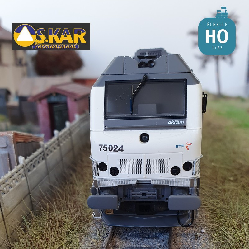 Locomotive Diesel BB 75024 ETF "Baie de Somme" EP VI Analogique HO Os.kar OS7504