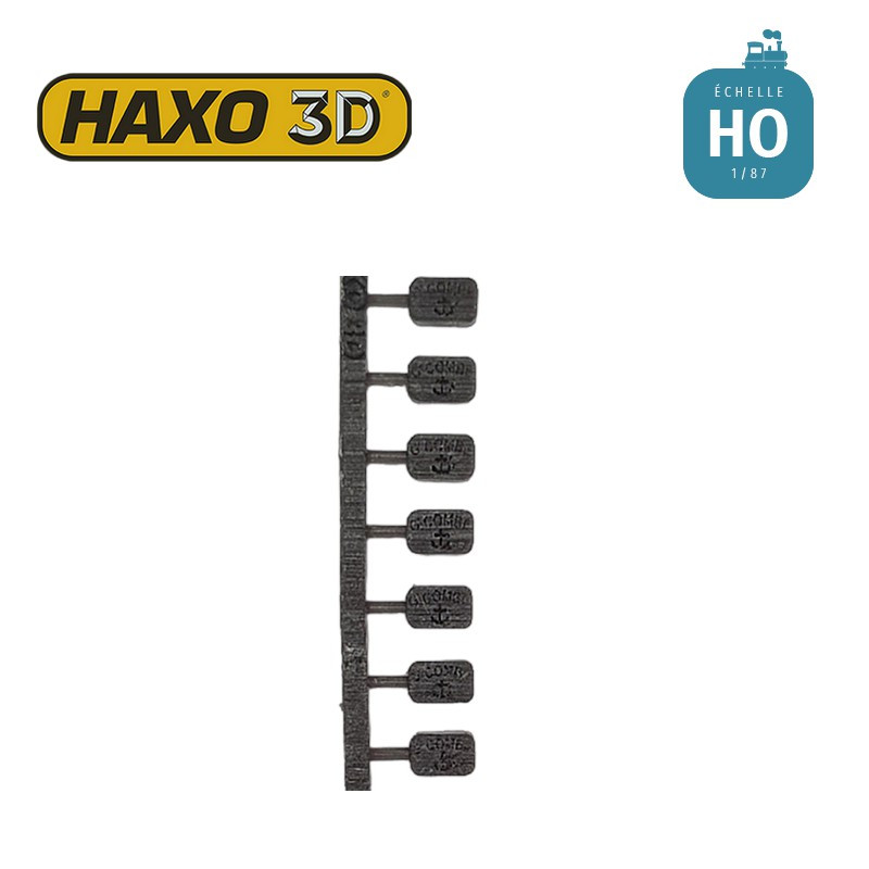 Briquettes Combe 50 pcs HO Haxo 3D 344041